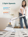 Blinkcee cordless electric spin scrubber with multiple cleaning heads for efficient power scrubbing and surface cleaning.