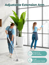 Blinkcee cordless electric spin scrubber with multiple cleaning heads for powerful, efficient kitchen and bathroom cleaning.