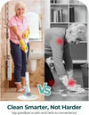 Blinkcee cordless electric spin scrubber with multiple cleaning heads for powerful, efficient household cleaning.
