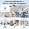 Blinkcee cordless electric spin scrubber with multiple cleaning heads for powerful, versatile surface cleaning.