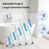 Blinkcee cordless electric spin scrubber with multiple cleaning heads for efficient power cleaning of surfaces and tiles.