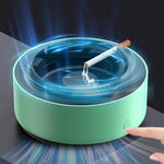 Blinkcee multifunctional ashtray and air purifier for home and office, with sleek design and integrated air filtration system.
