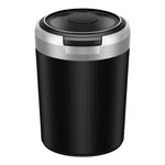 Portable stainless steel car ashtray by Blinkcee, compact and durable with a sleek design for vehicle use
