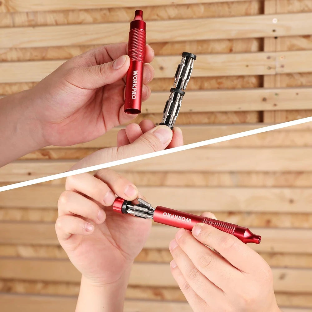 Blinkcee Precision Multi-Bit Screwdriver Set with interchangeable bits for versatile household and electronics repair.