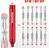 Blinkcee Precision Multi-Bit Screwdriver Set with multiple interchangeable bits and ergonomic handle for versatile household and electronics repairs.