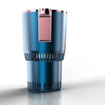 Blinkcee smart car heating and cooling cup with on-the-go temperature control, featuring a sleek design and digital display.