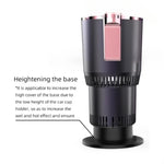 Blinkcee Smart Car Heating and Cooling Cup with on-the-go temperature control, showing a sleek black travel mug with digital display.