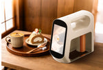 Handheld Blinkcee Smart Food Printer Machine with nozzle and control panel, designed for creative food printing.