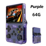 Blinkcee R36S 3.5-inch IPS handheld retro game console with 20,000+ games, portable gaming device with colorful screen