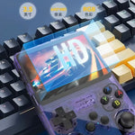 Blinkcee R36S 3.5-inch IPS handheld retro game console with 20,000+ games, portable gaming device with colorful screen