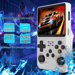 Blinkcee R36S 3.5-inch IPS handheld retro game console with 20,000+ games, portable gaming device with colorful screen
