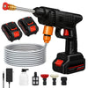 Portable cordless electric power jet by Blinkcee with sleek design and nozzle for efficient cleaning or water blasting.