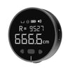 Electric distance measuring ruler by Blinkcee showing digital screen and measurement markings for precise distance measurement.