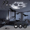 Blinkcee Halloween, Christmas, and planets projector night light displaying festive and celestial images on a dark surface.