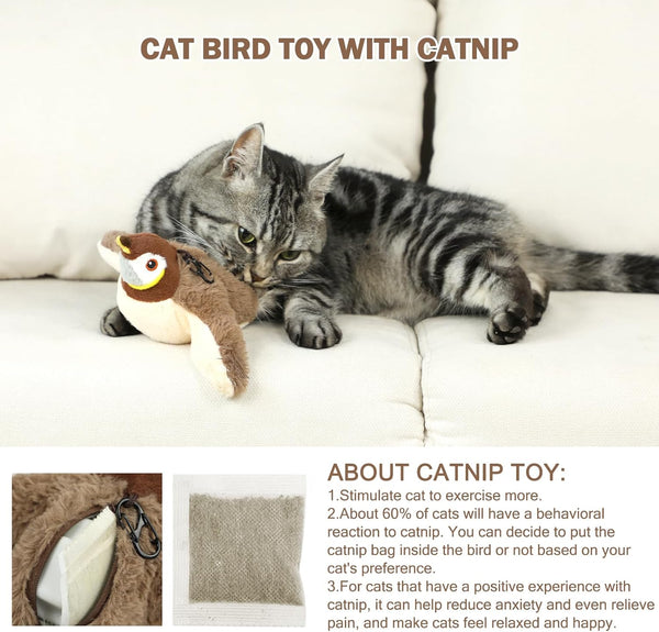 Chirping Bird Cat Toy