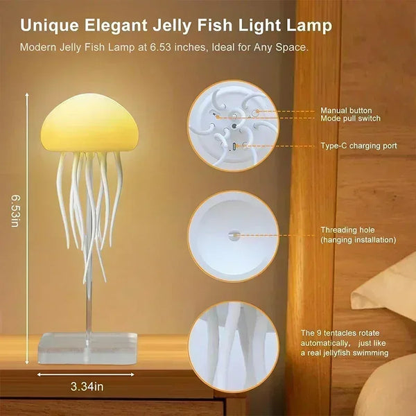 Magical Jellyfish Glow Lamp