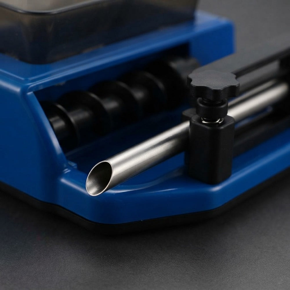 Automatic electric rolling machine by Blinkcee with sleek design, featuring control buttons and rolling mechanism for smooth operation.
